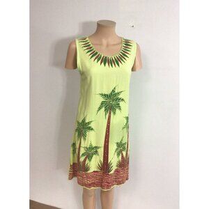 Beach Crew Tropical Hawaiian Dress Womens Medium